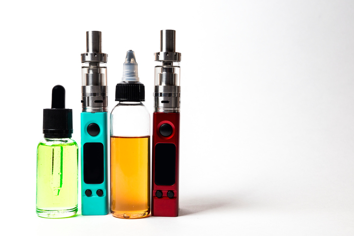 vape liquid in bottles