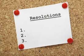 New year resolutions