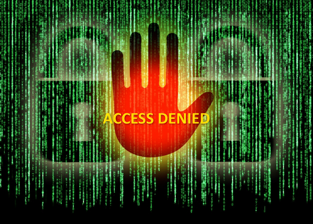 access denied graphic