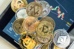 Cryptocoins on trading app