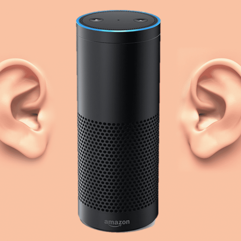 alexa and two ears concept