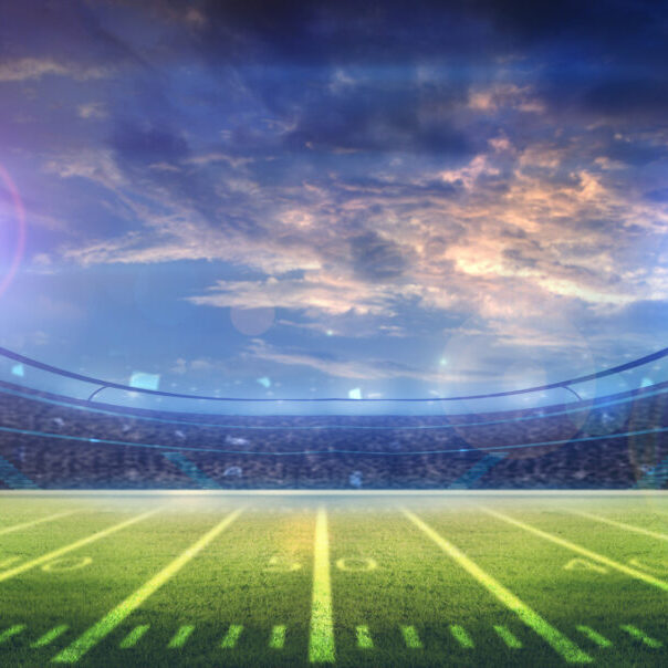 american football stadium 3D.