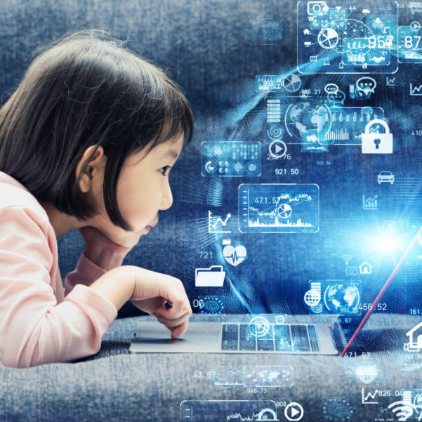 Science technology concept. Education technology. EdTech.