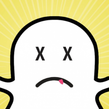 sad snapchat icon