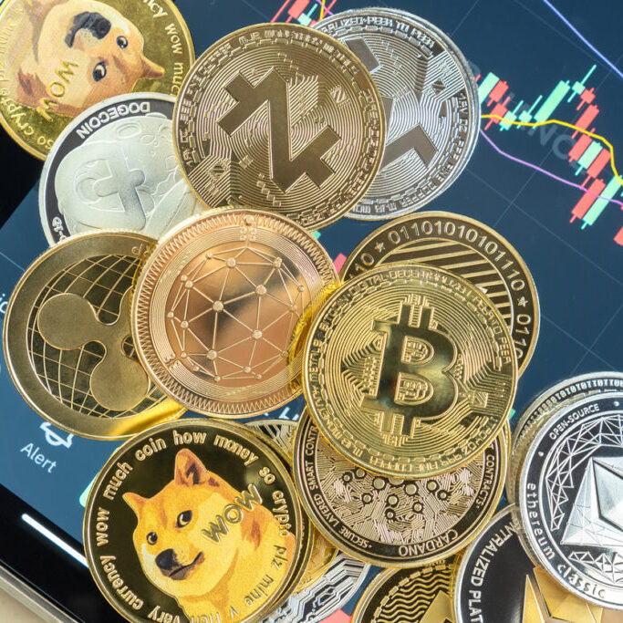 Cryptocoins on trading app