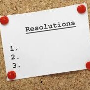 New year resolutions