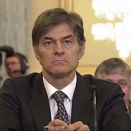 dr. oz at congress